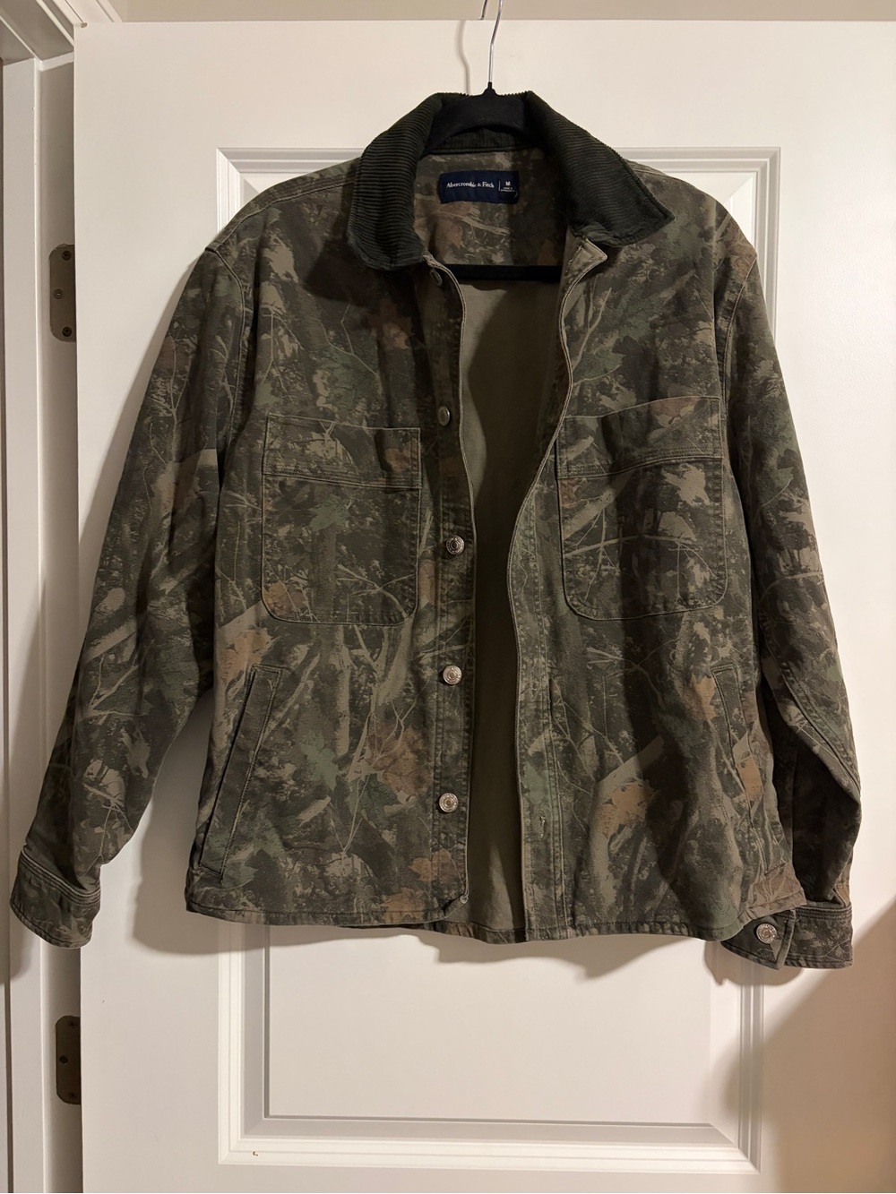 Abercrombie & Fitch Men's Camo Workwear Jacket - Medium Great Condition!